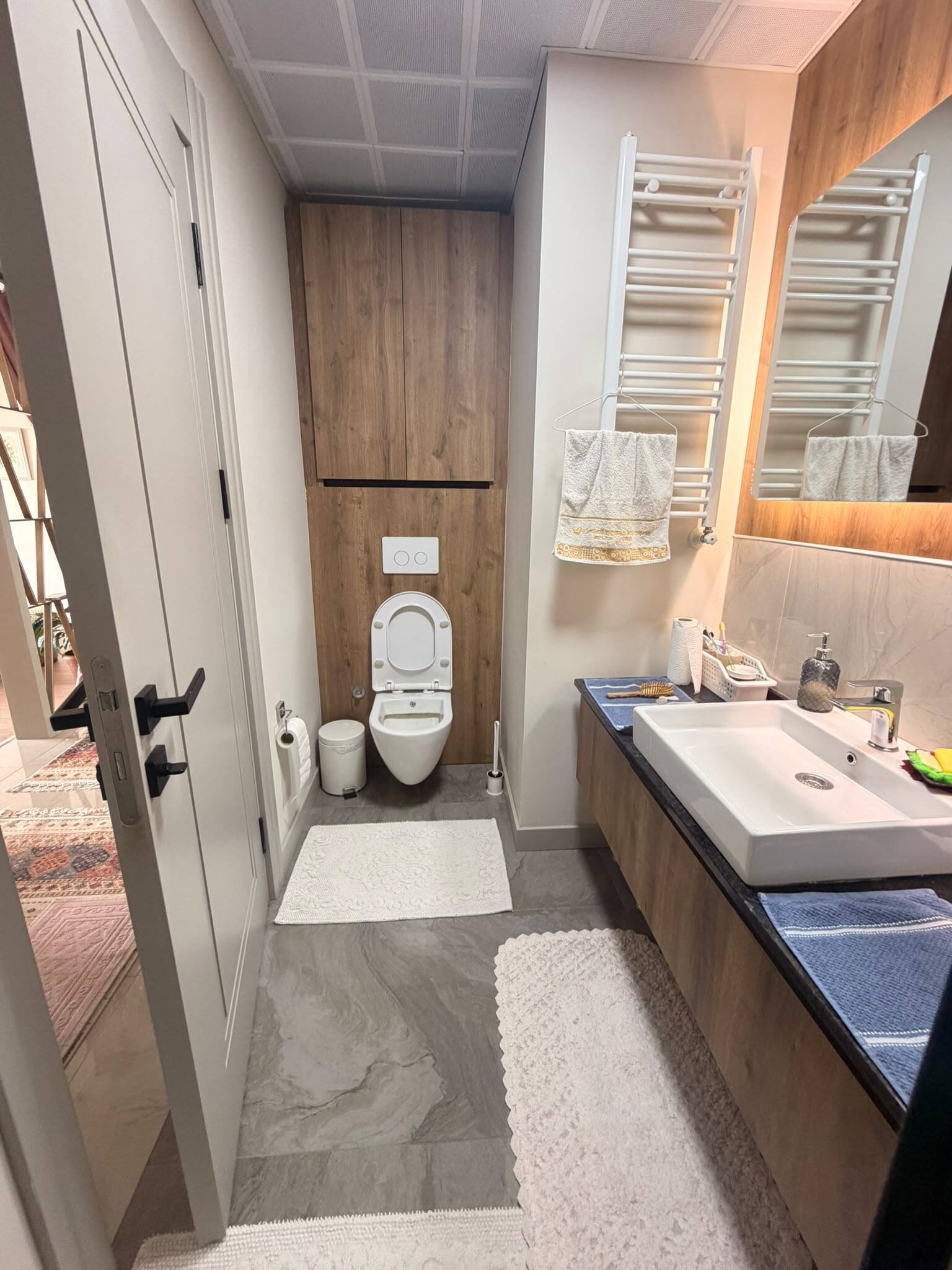 Referans Ankara'da Muhteşem Manzaralı 24. Kat 3+1 Tam Donatılı Lüks Daire, Banyo