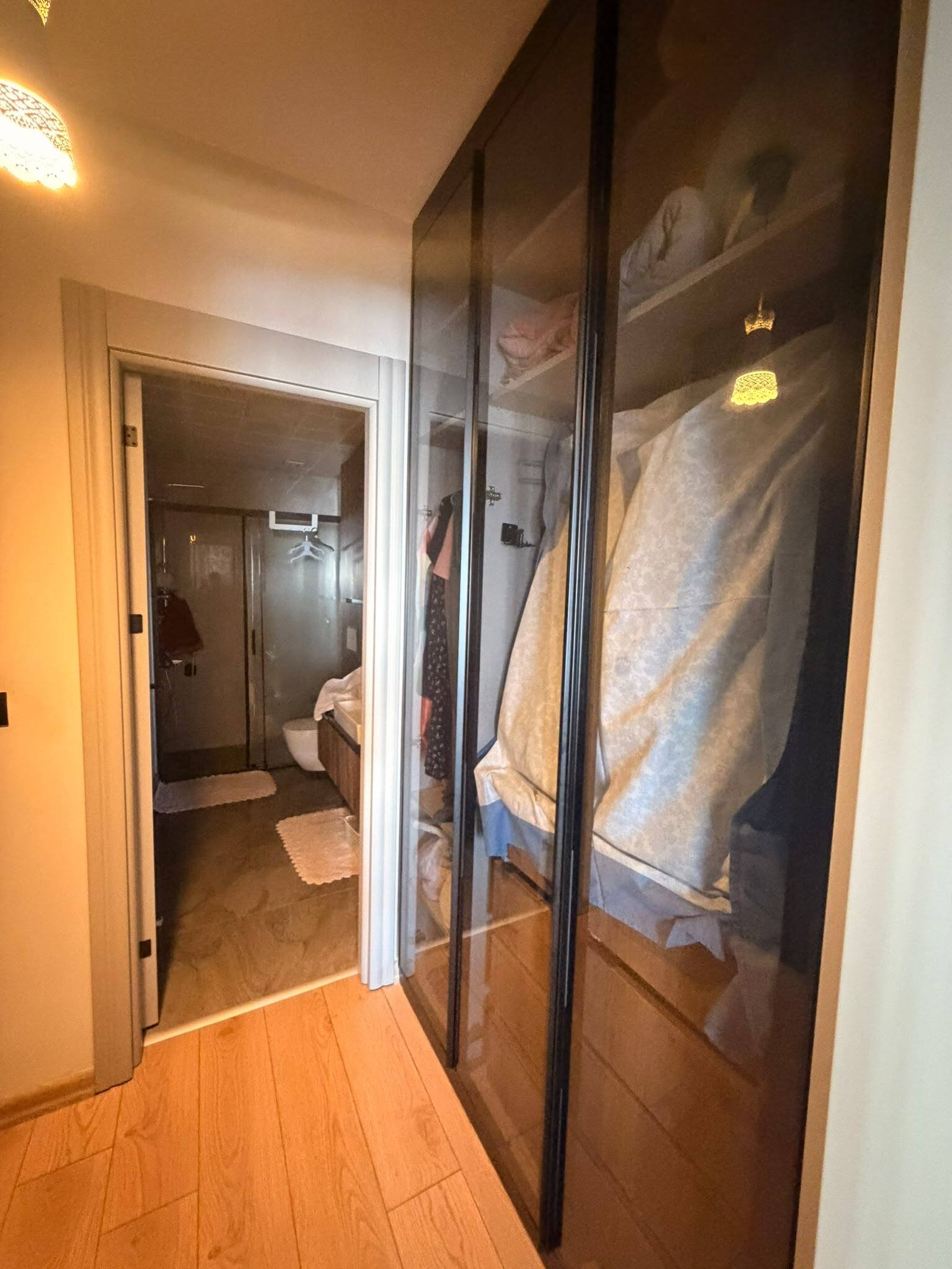 Referans Ankara'da Muhteşem Manzaralı 24. Kat 3+1 Tam Donatılı Lüks Daire, Giyinme alanı